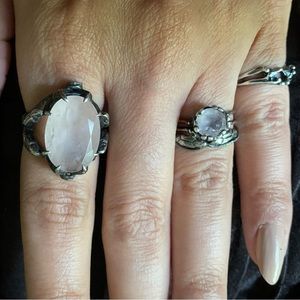 Bloodmilk Belonging to the Underworld Prt 2 Rose Quartz Ring